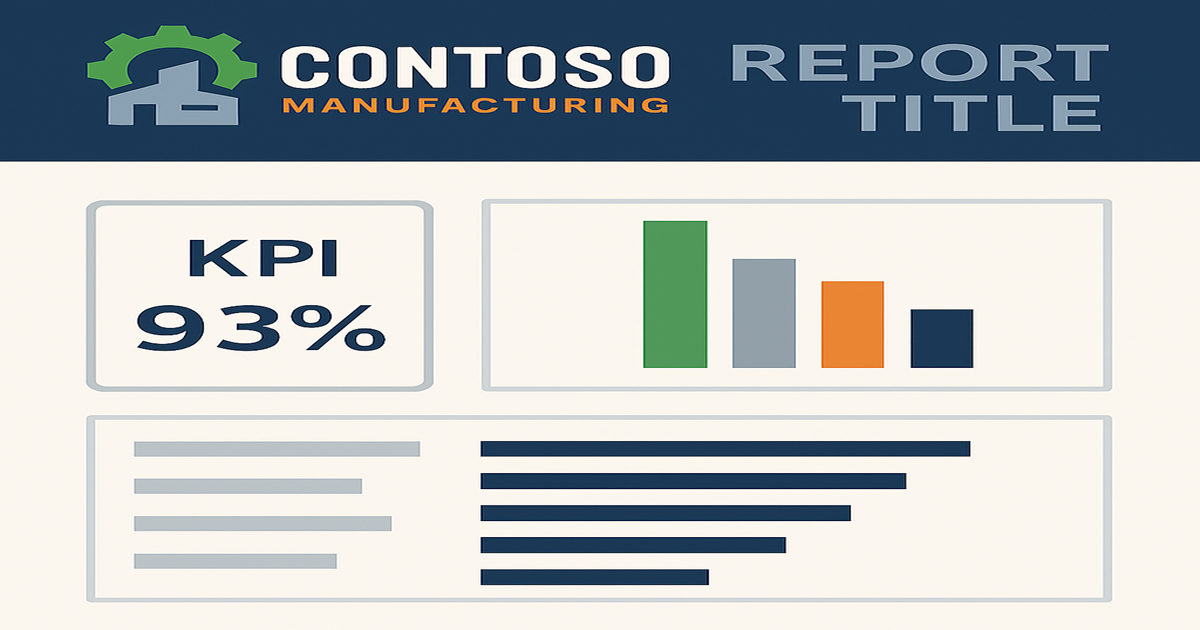 Power BI report templates with corporate branding and standardized layouts